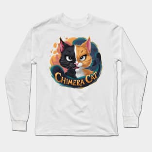 Chimera cat funny cat Long Sleeve T-Shirt